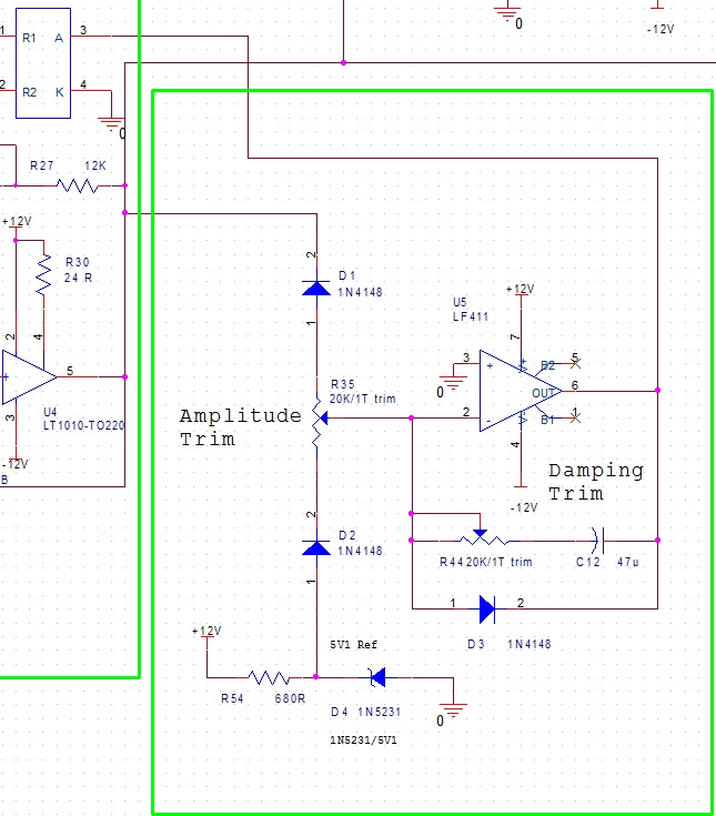 Lazo de control de ganancia automática (AGC) basado en resistencia controlada por tensión.