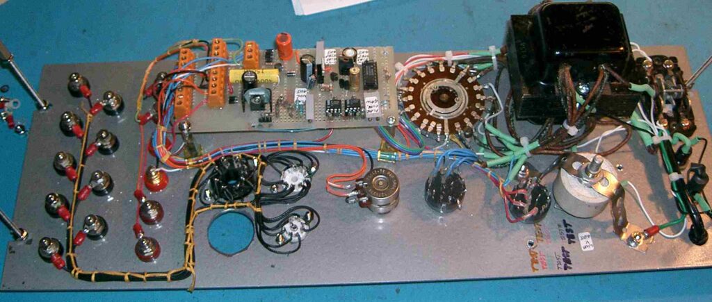 Curve Tracer PCB integration in rear part of the front panel