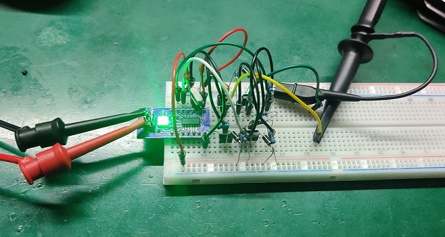 H-Bridge protype for remote control car. Prototipo de puente en H para coche teledirigido. 